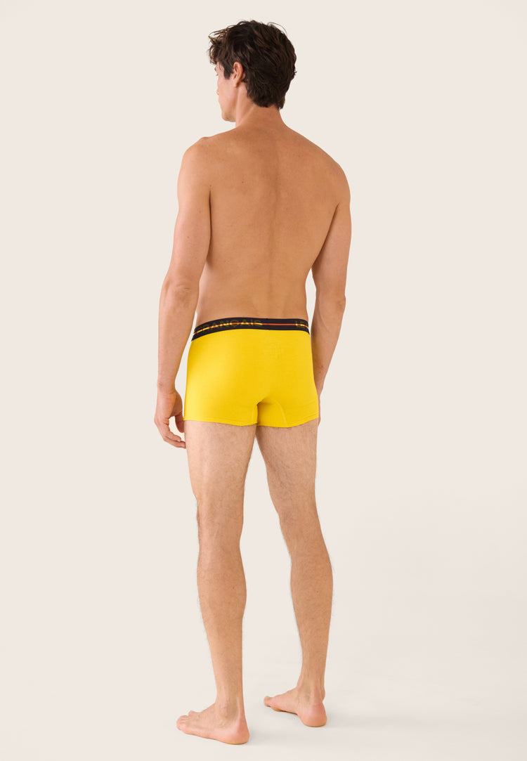 Boxer jaune en coton - Redoutable Jaune Citron - Le Slip Français - 3