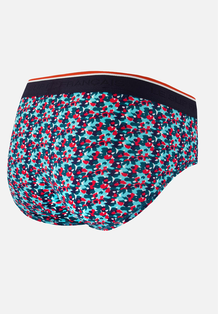 Slip vert à motif confetti en coton - Terrible Confetti Vert D'Eau - Le Slip Français - 6