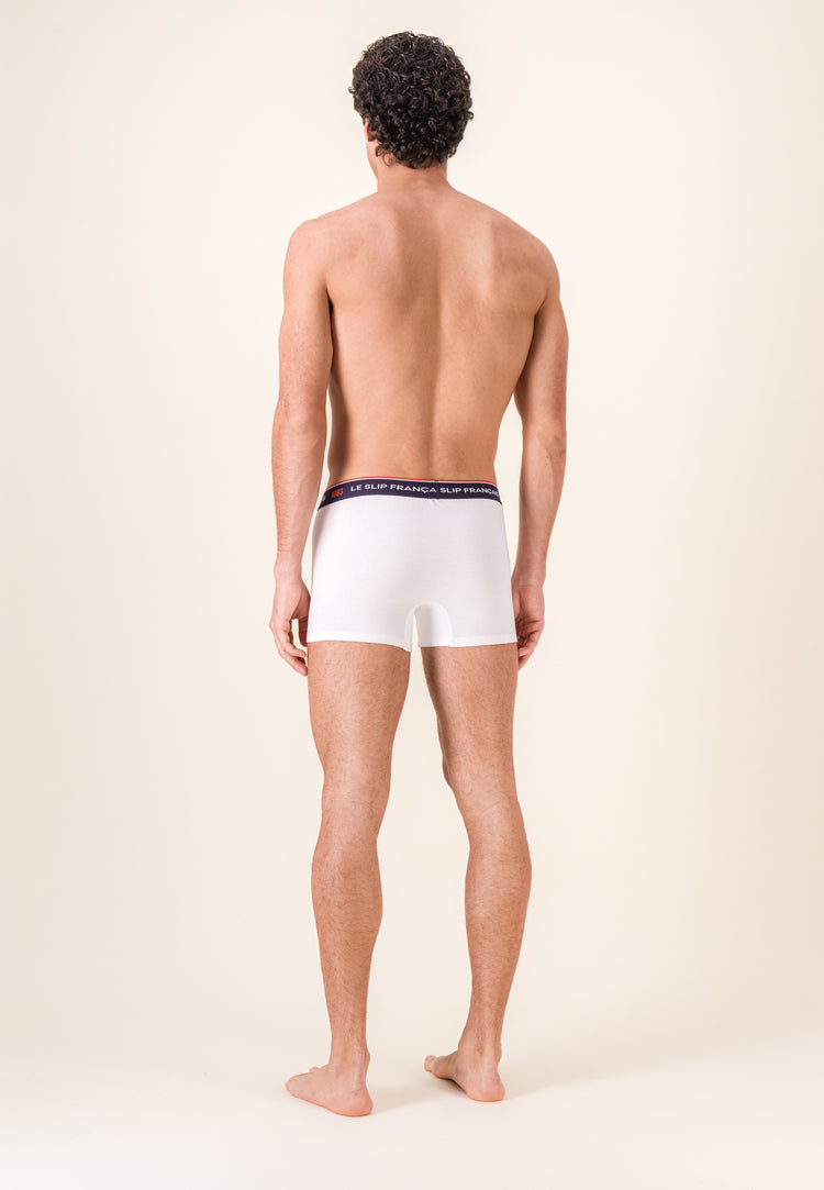 Boxer blanc en coton bio - Redoutable Blanc - Collab 1083 - Le Slip Français - 3