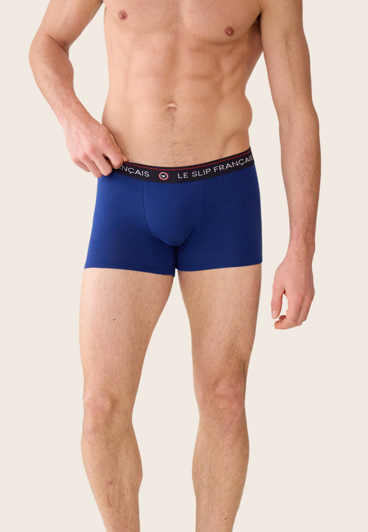 Boxer bleu en coton - Redoutable Indigo - Le Slip Français - 6