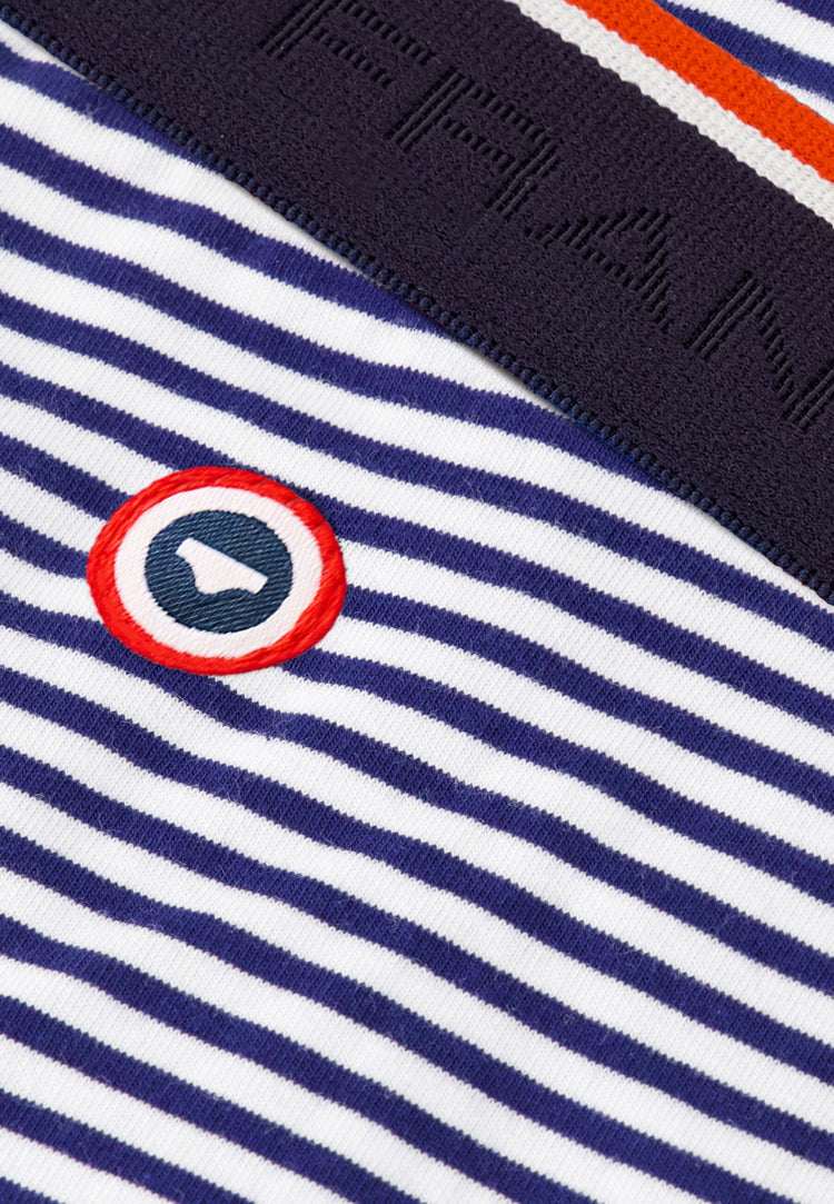 Boxer marinière bleu en coton - Marius Mariniere  Bleu - Le Slip Français - 5
