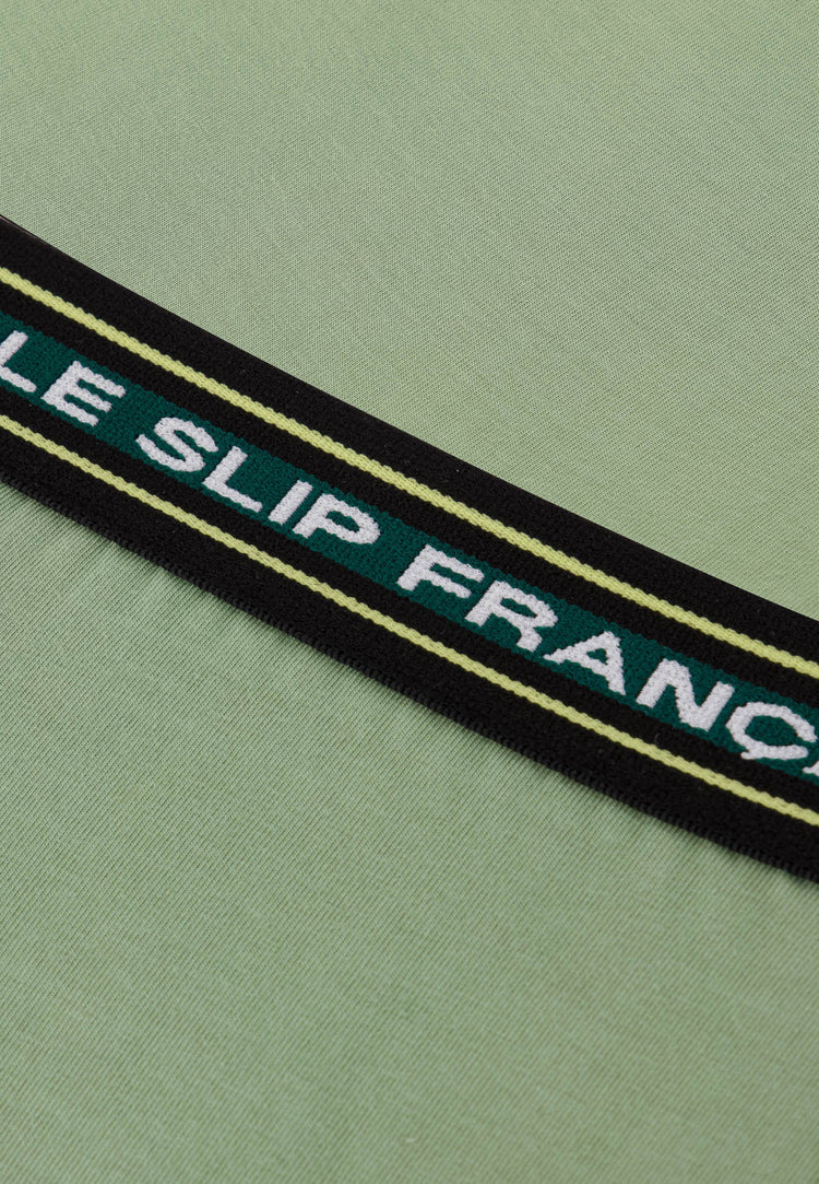 Slip vert en coton - Intrépide Vert Sauge - Le Slip Français - 6