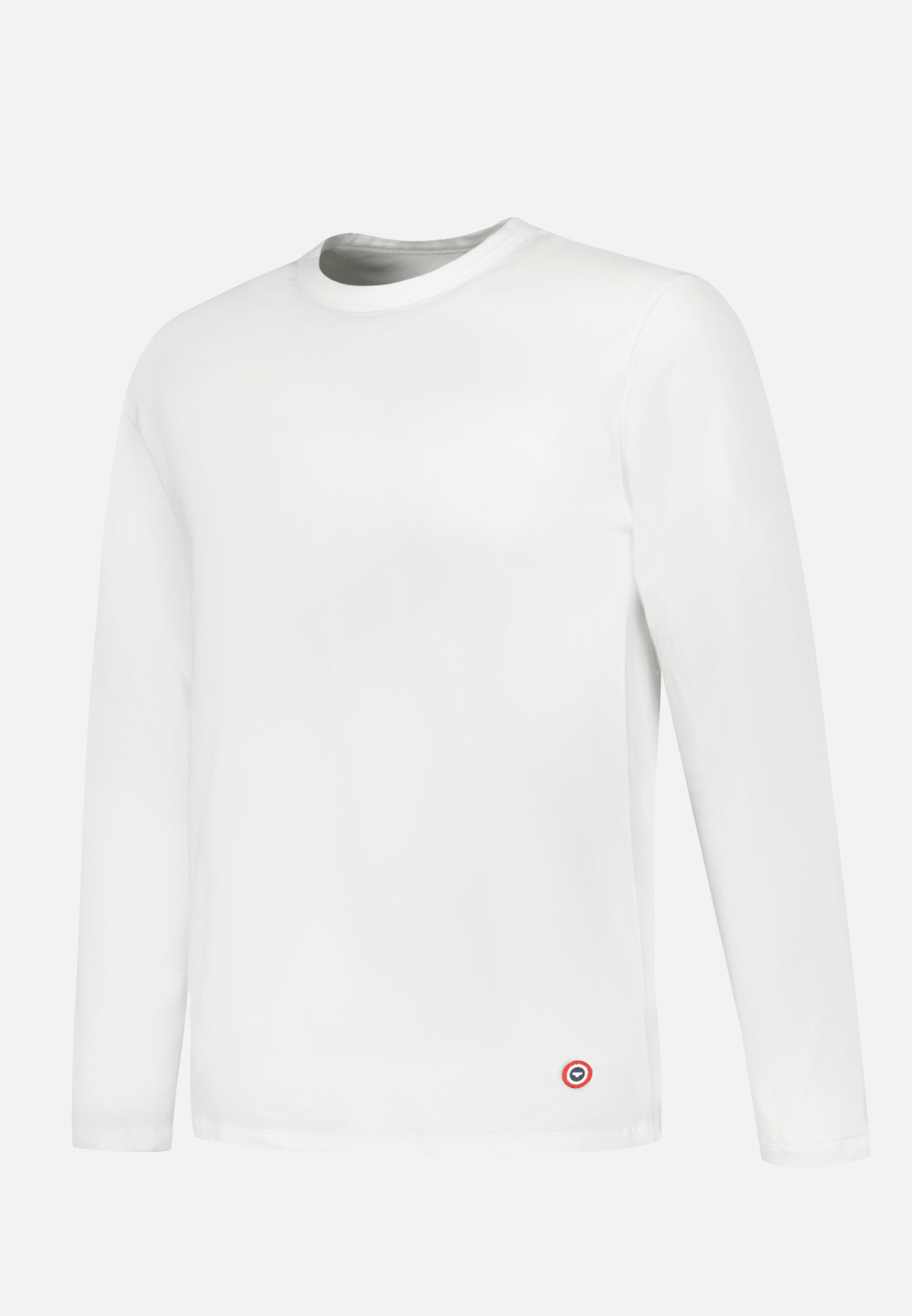 T-shirt homme blanc à manches longues en coton - Superbe Blanc - Le Slip Français -  1