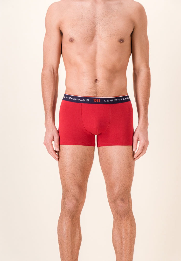 Boxer rouge en coton bio - Redoutable Rouge - Collab 1083 - Le Slip Français - 4