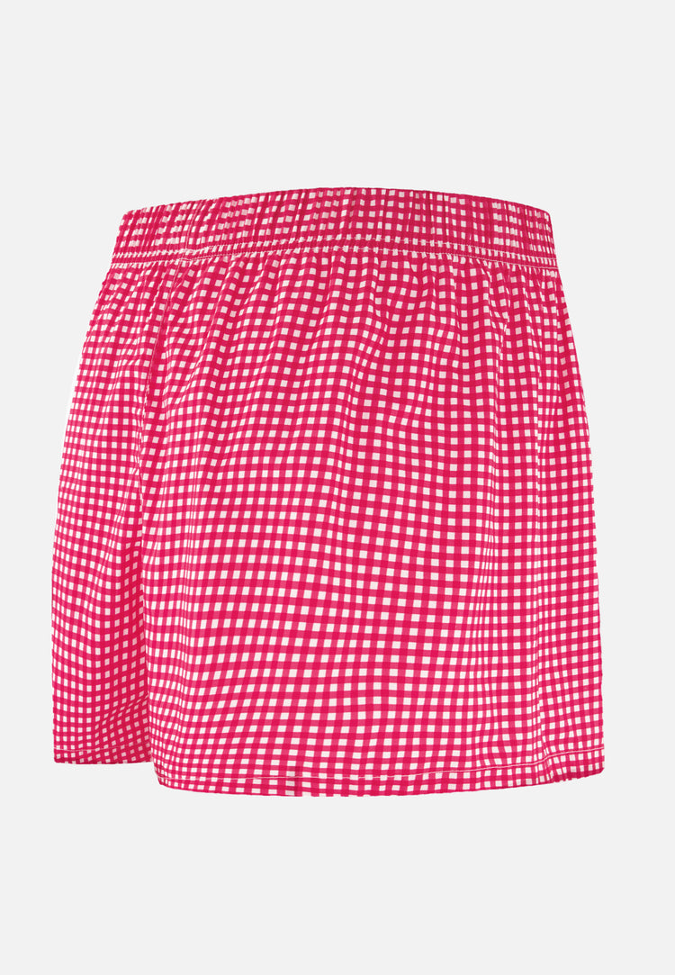 Caleçon à carreaux rose en coton - Jacques Vichy Rose Cerise - Le Slip Français - 6