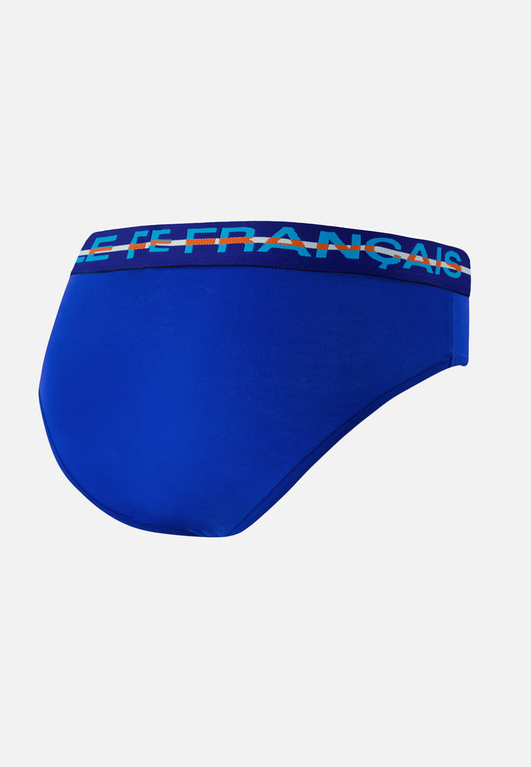 Culotte taille haute bleu en coton - Rieuse Bleu Nautique - Le Slip Français - 6