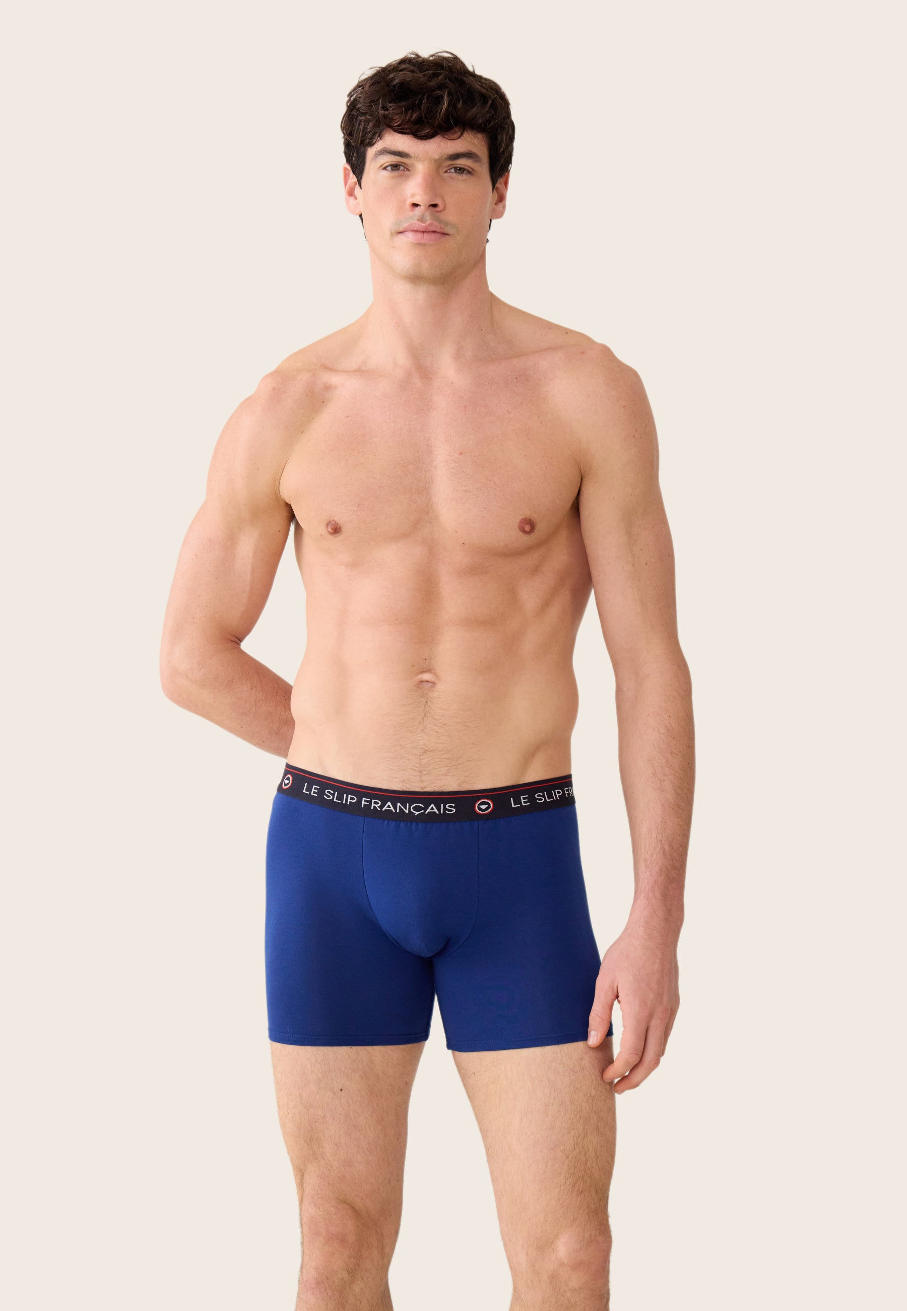 Boxer long indigo en coton - Redoutable Long Indigo - Le Slip Français -  2
