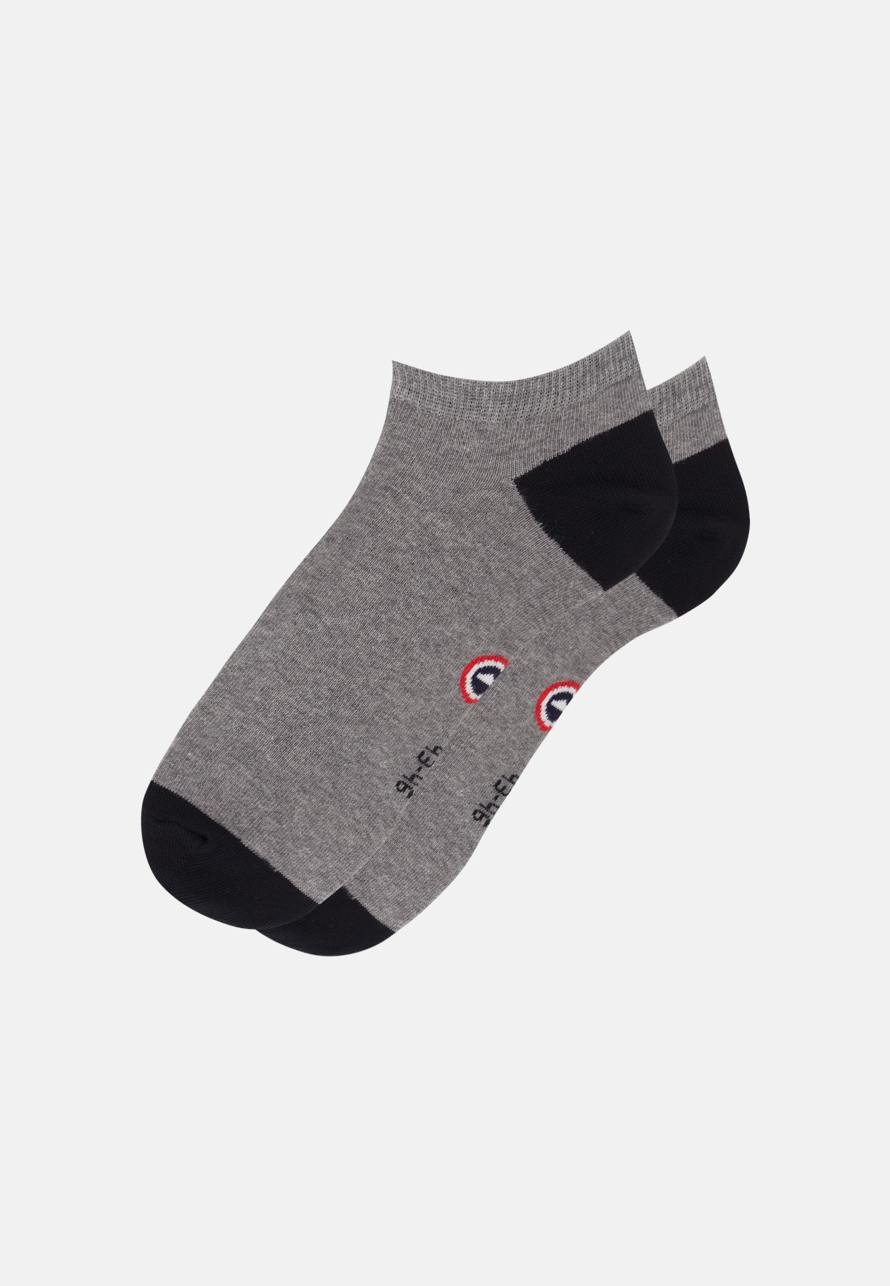 Chaussettes basses gris et noires - Tonnerre Gris Anthracite/Noir - Le Slip Français -  1