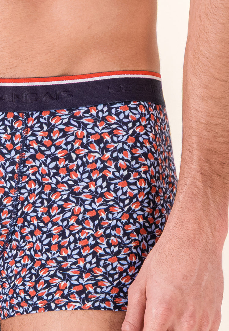Boxer rose en coton - Marius Rose Rouge Brique - Le Slip Français - 5