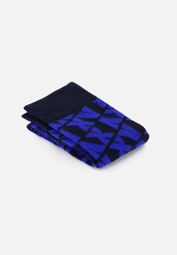 Chaussettes mi-hautes en coton - Lucas XV de France Indigo - Le Slip Français - 4