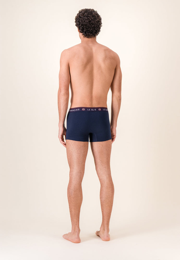 Boxer bleu marine en coton - Redoutable Marine - Le Slip Français - 3