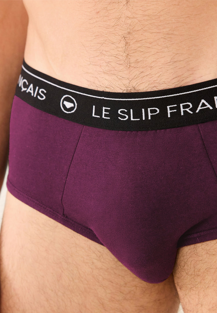 Slip en coton - Intrepide Prune - Le Slip Français - 5