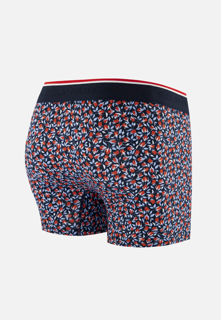 Boxer rose en coton - Marius Rose Rouge Brique - Le Slip Français - 7