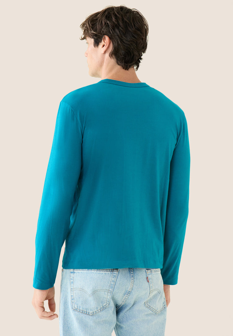 T-shirt manches longues en coton - Superbe Topaz - Le Slip Français - 3