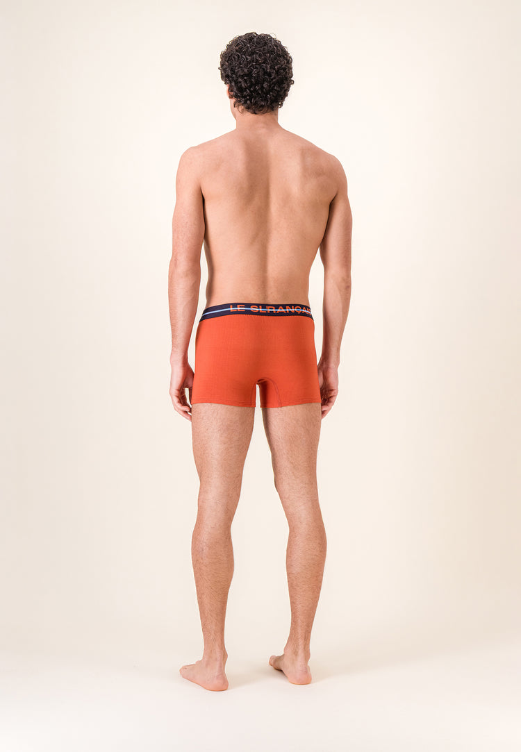 Boxer rouge en coton - Redoutable Rouge Brique - Le Slip Français - 3