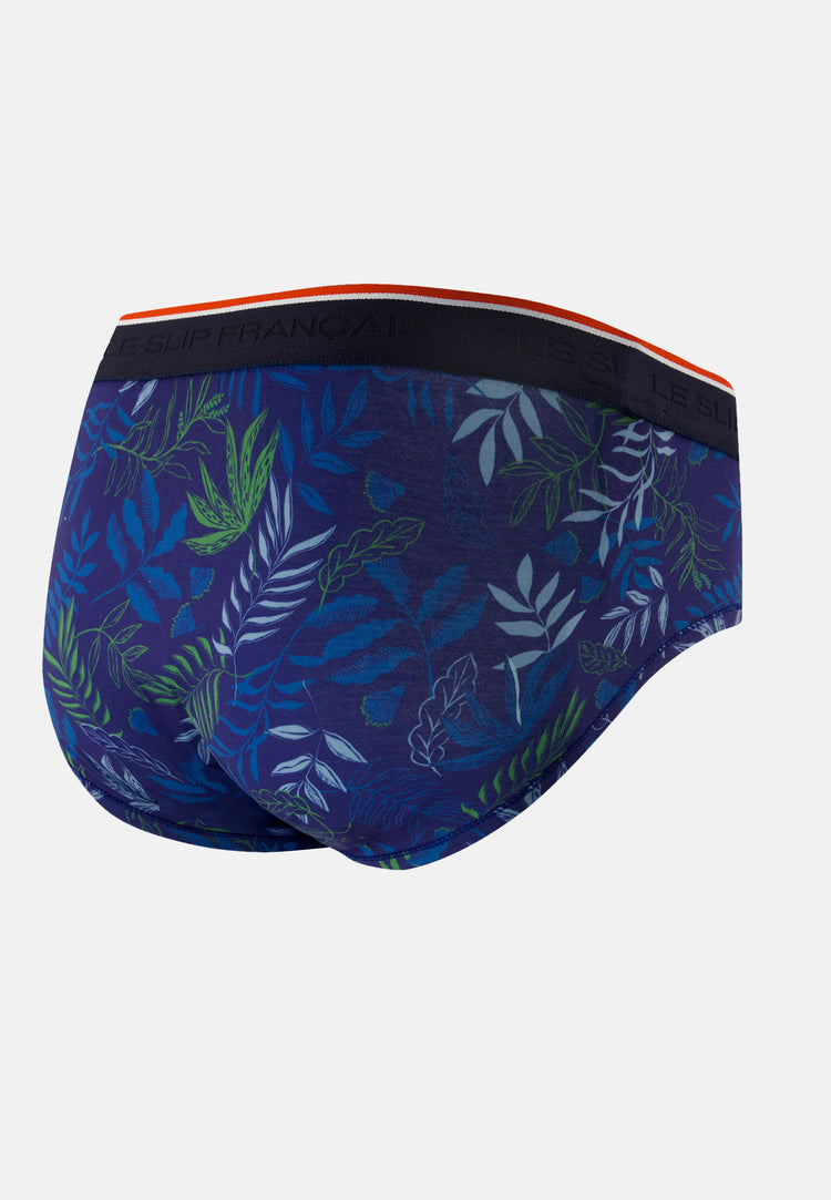Slip en coton - Terrible Sous Bois Indigo - Le Slip Français - 8