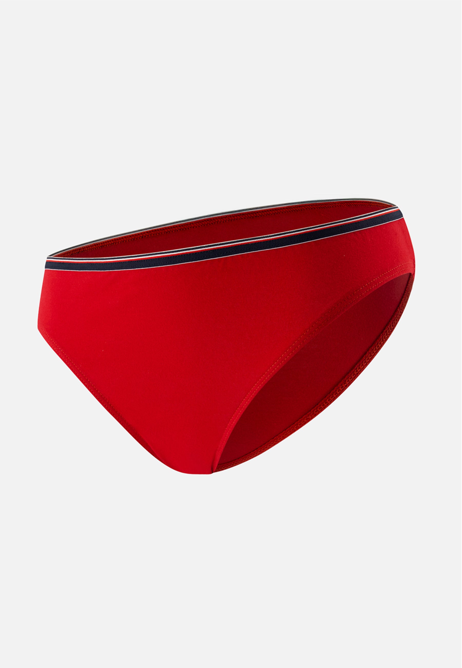 Culotte rouge en coton - Lucette Rouge - Le Slip Français -  1