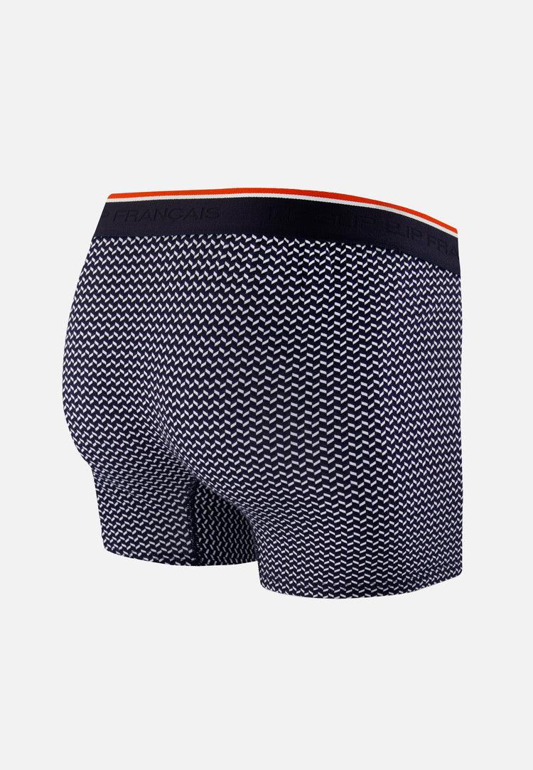 Boxer marinière bleu en coton - Marius Chevron - Le Slip Français - 7