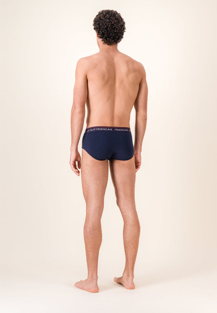 Slip bleu marine en coton - Intrépide Marine - Le Slip Français - 4