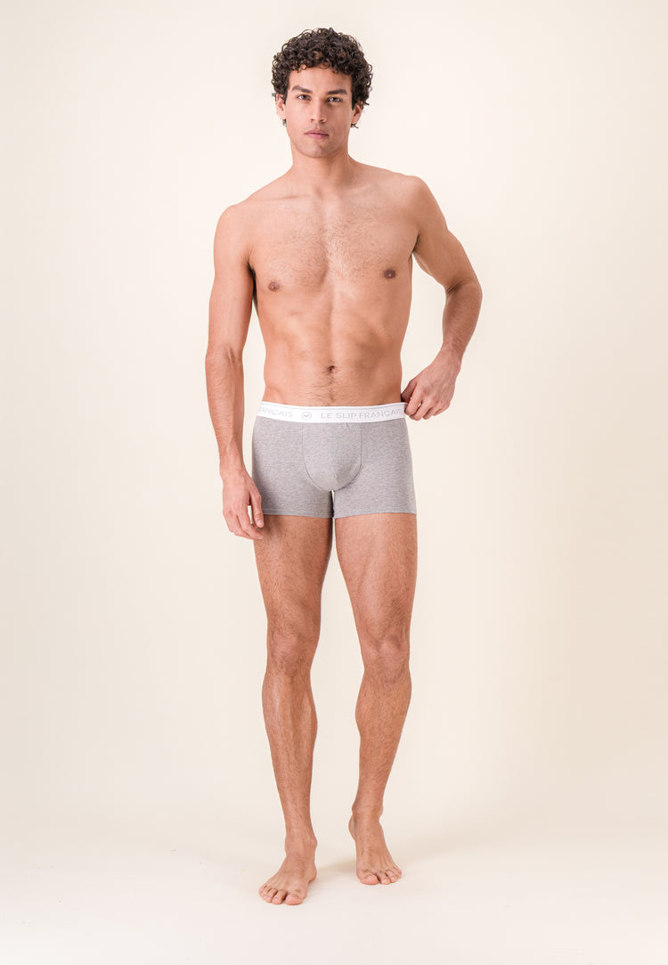 Boxer gris en coton - Redoutable Gris Chiné - Le Slip Français - 5