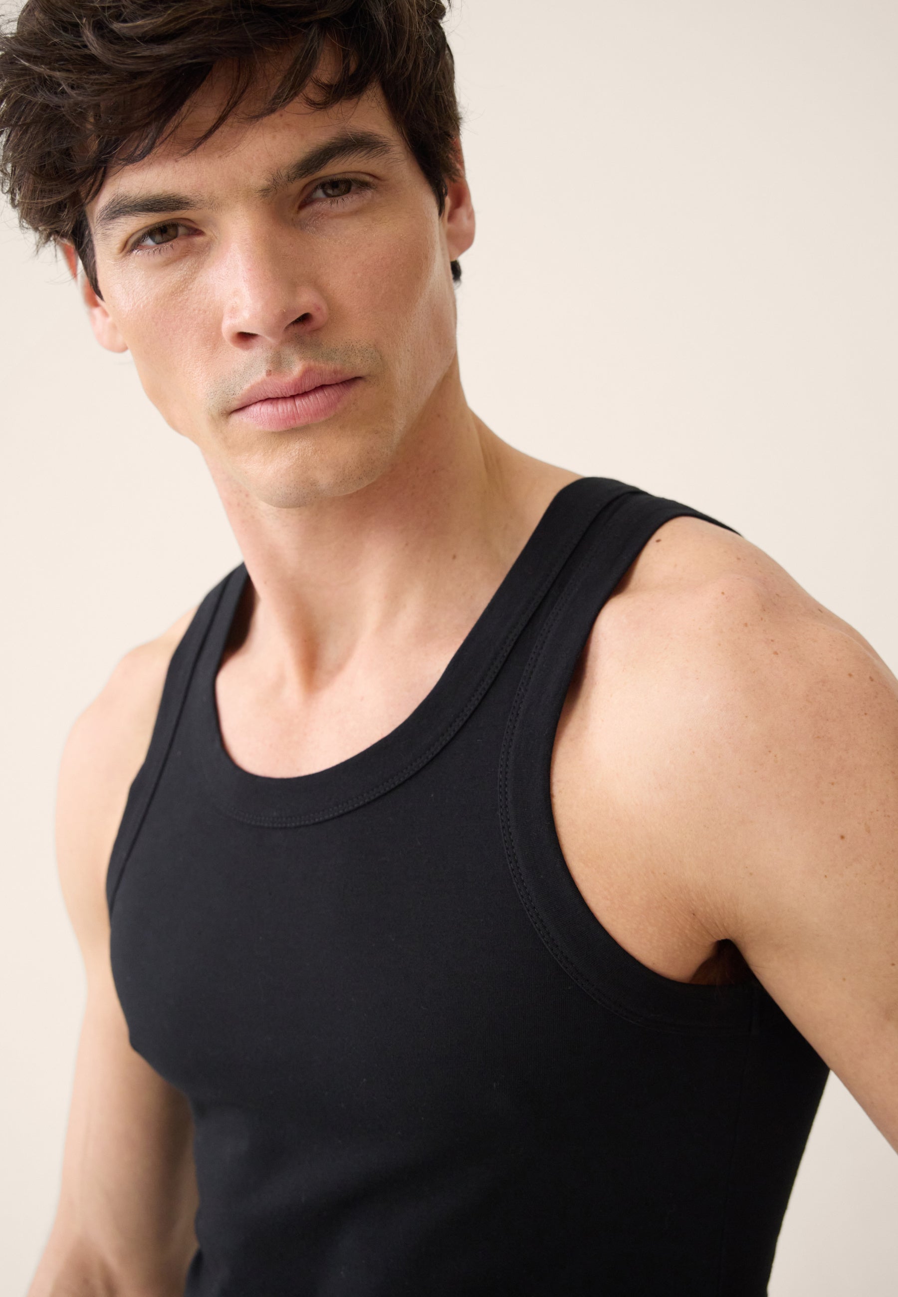 Débardeur homme noir en coton - Fulminant Noir - Le Slip Français -  2
