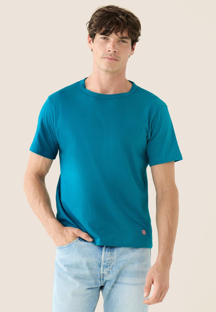 T-shirt manches courtes en coton - Formidable Topaz - Le Slip Français - 2
