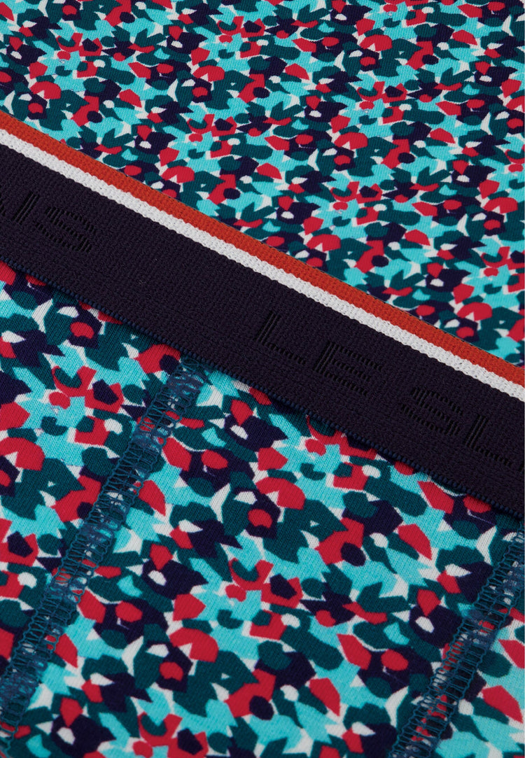 Boxer vert à motif confetti en coton - Marius Confetti Vert D'Eau - Le Slip Français - 5