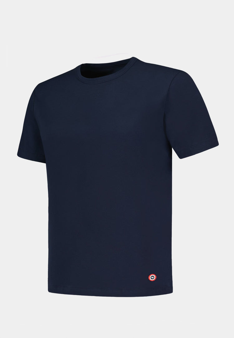 T-shirt homme bleu marine à manches courtes en coton - Formidable Marine - Le Slip Français - 4