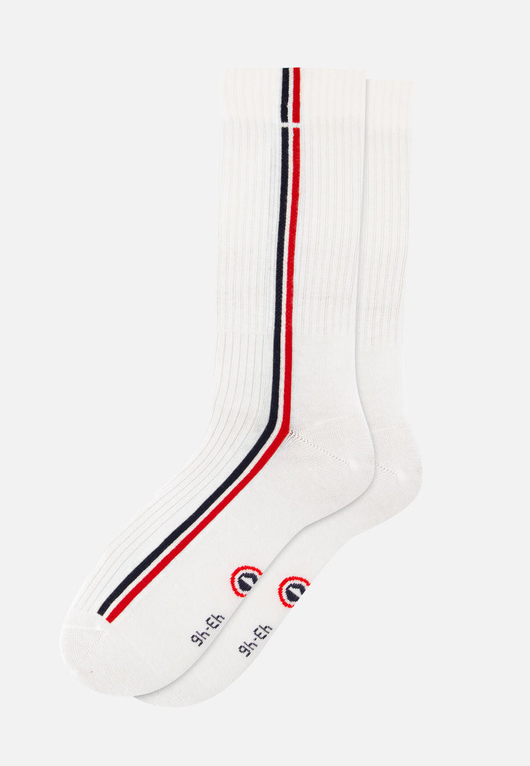 Wilfried Lignes Marine Blanc Rouge - Le Slip Français - 1
