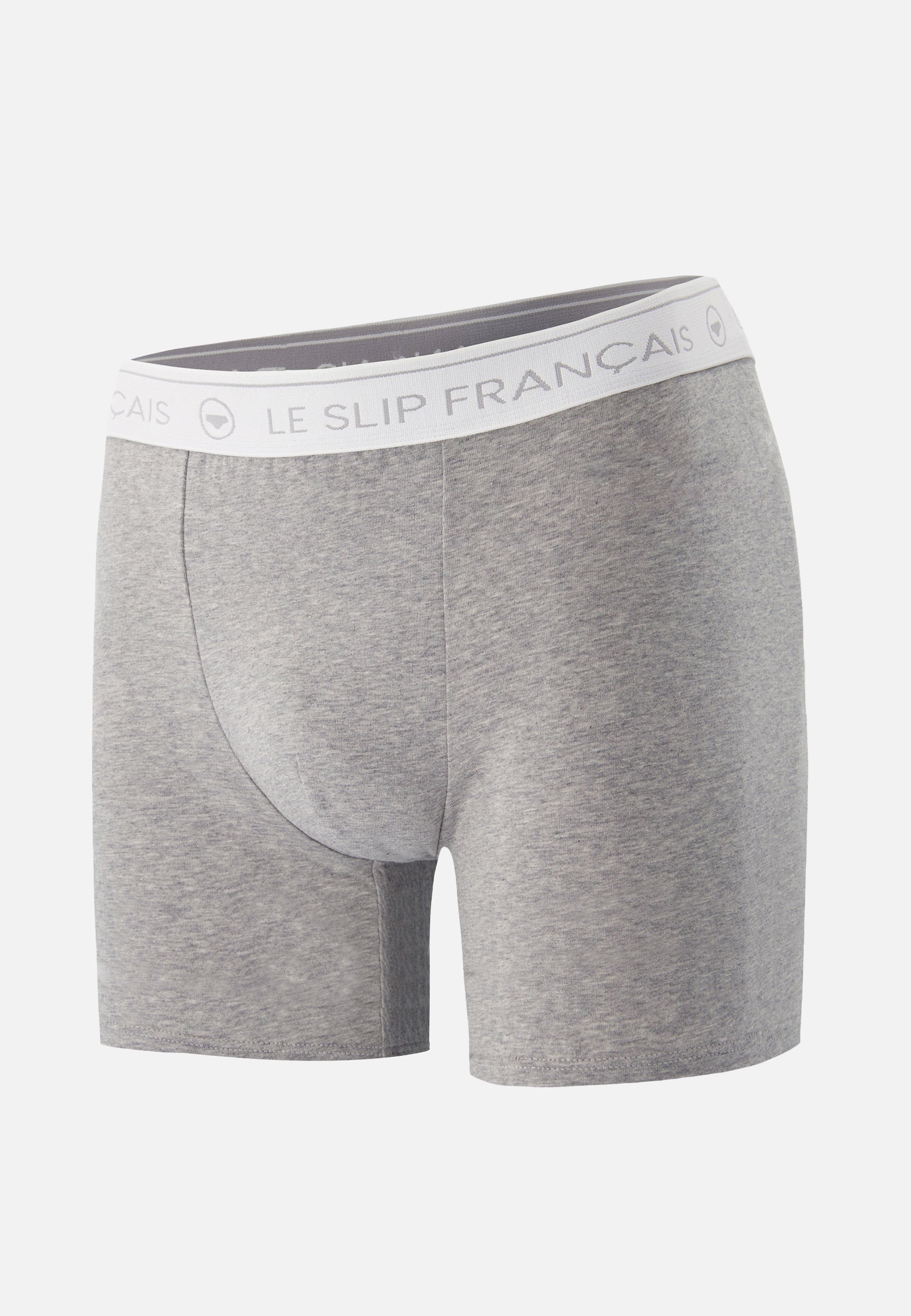 Boxer long gris en coton - Redoutable Long Gris Chine - Le Slip Français -  1