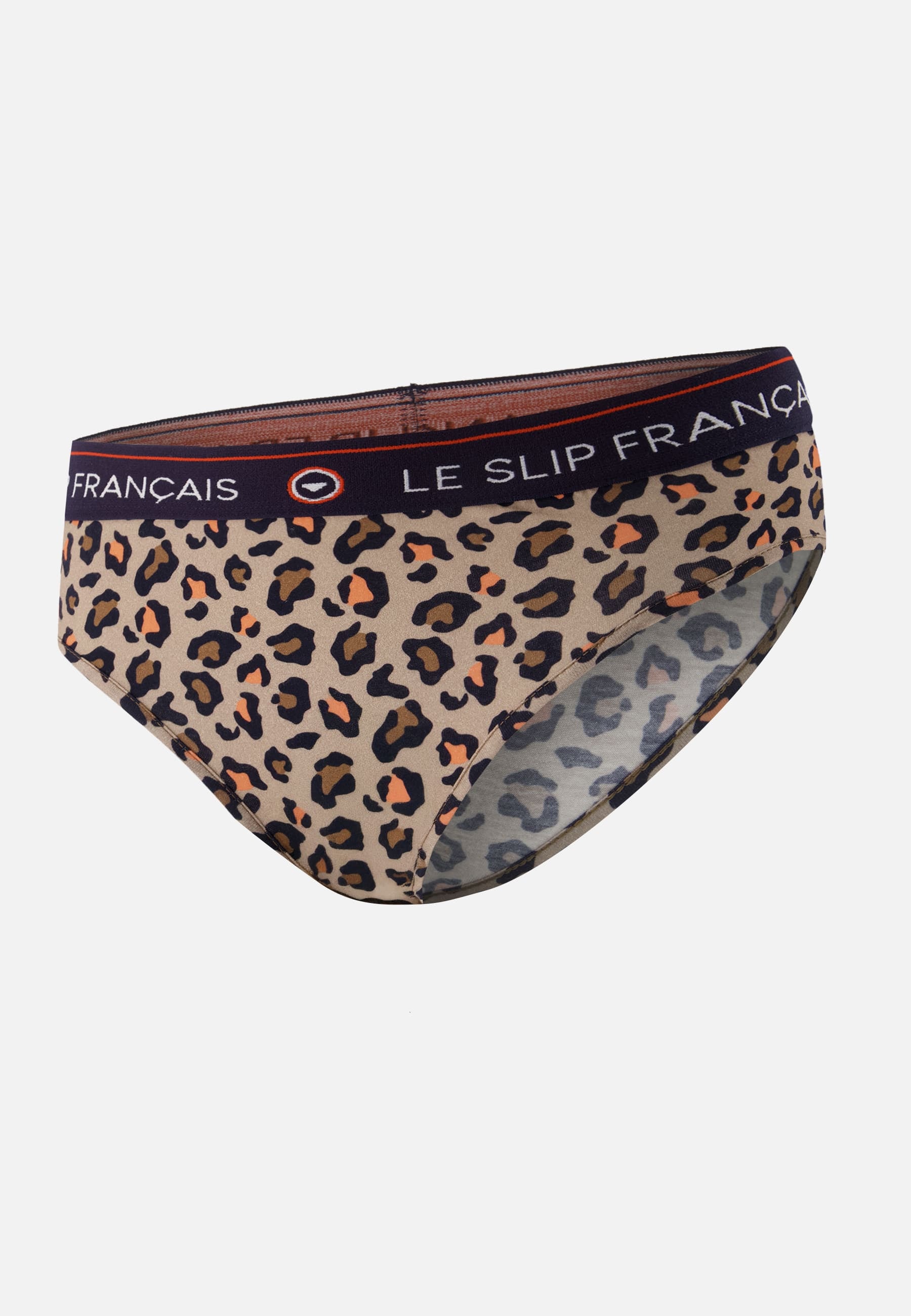 Culotte taille haute à motif léopard en coton - Rieuse Leopard - Le Slip Français -  1