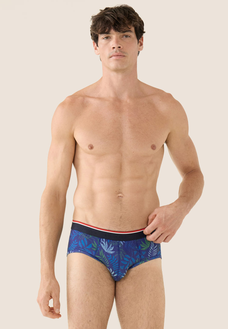 Slip en coton - Terrible Sous Bois Indigo - Le Slip Français - 2