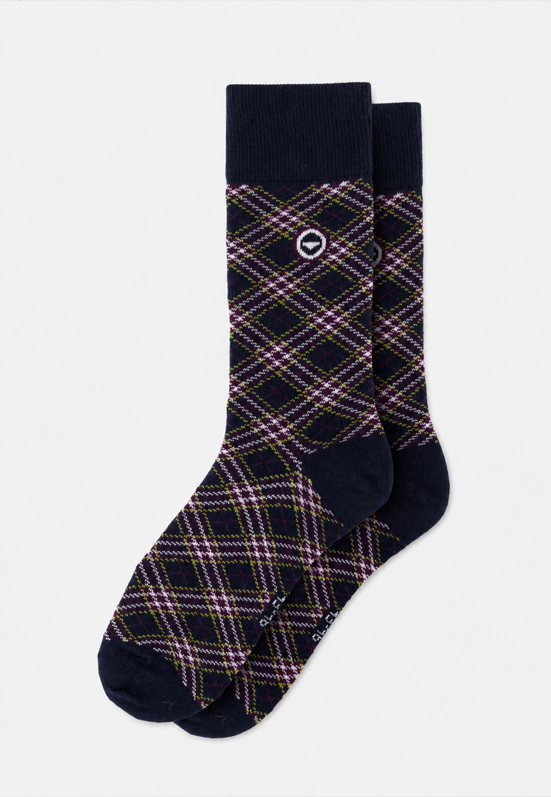 Chaussettes mi-hautes en coton - Lucas Tartan - Le Slip Français -  1