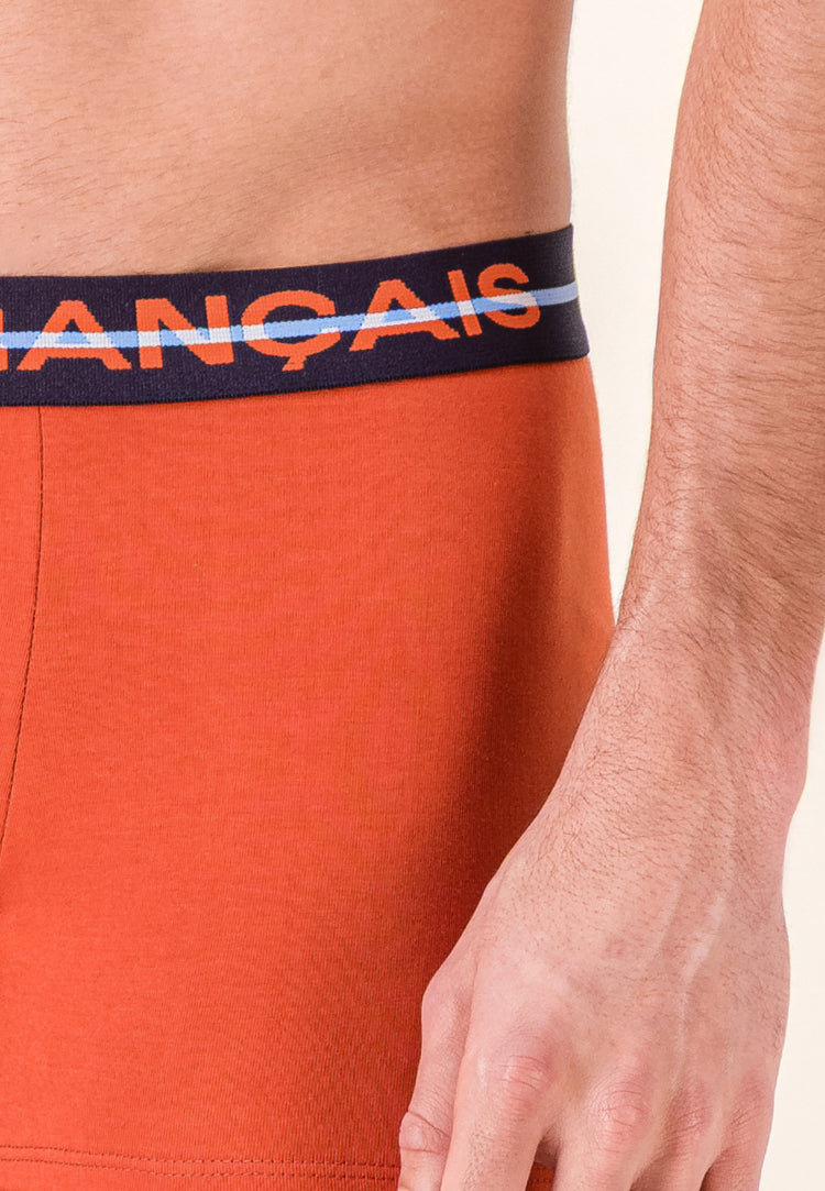 Boxer rouge en coton - Redoutable Rouge Brique - Le Slip Français - 5