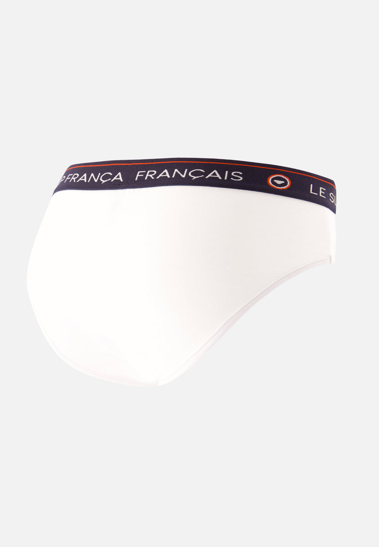 Culotte taille haute blanche en coton - Rieuse Blanc - Le Slip Français - 6
