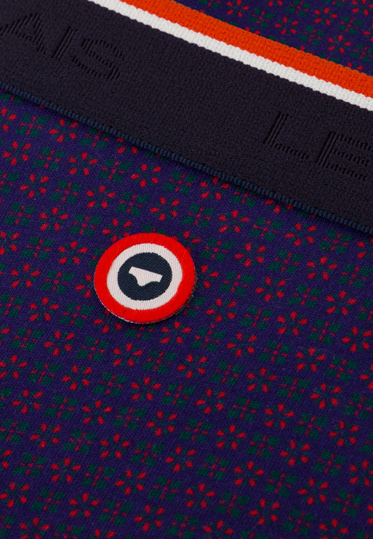 Boxer imprimé indigo en coton - Marius Kdo Indigo - Le Slip Français - 4