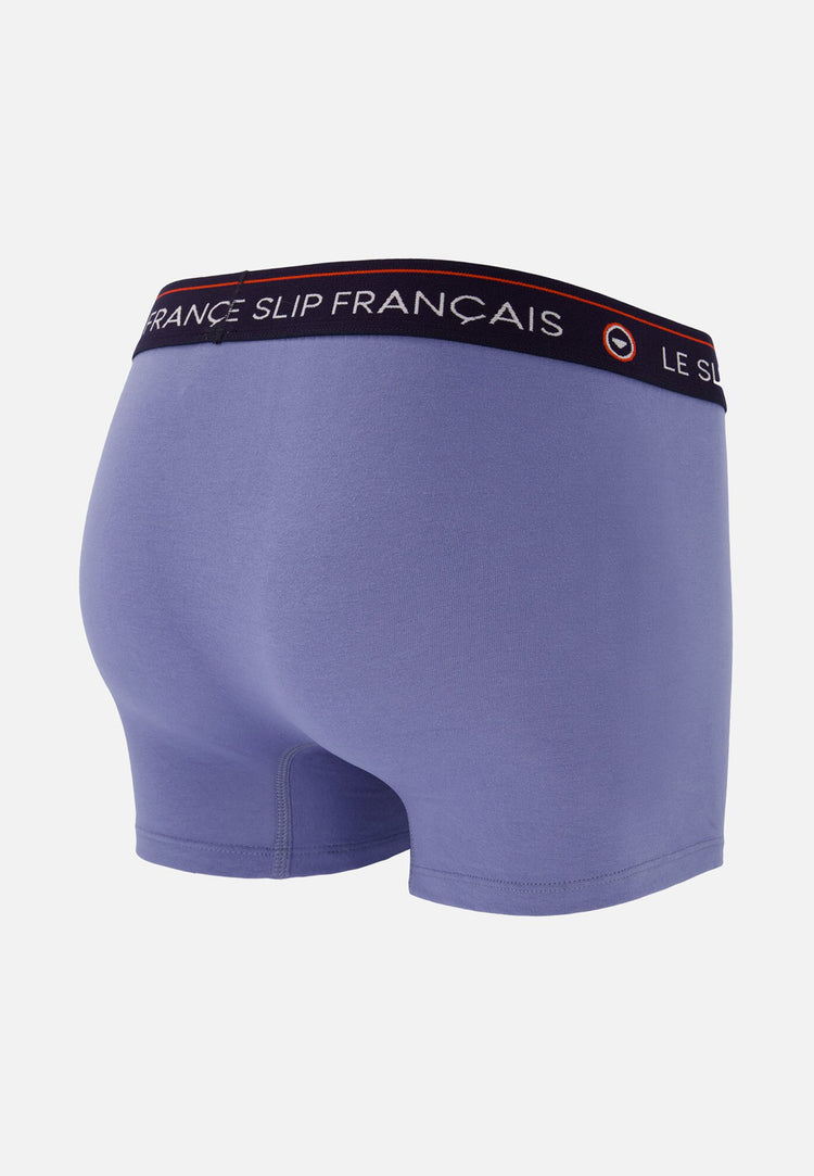 Boxer bleu en coton - Redoutable Bleu Jean - Le Slip Français - 6