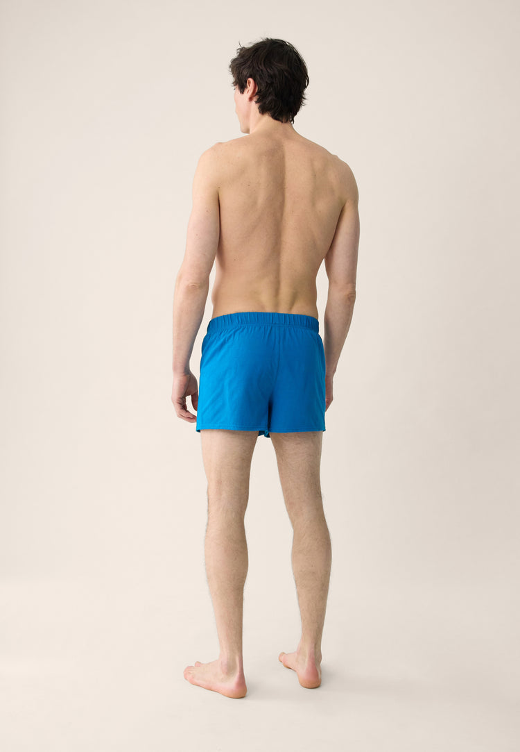 Caleçon en jersey souple en coton - Fredo Bleu Turquoise - Le Slip Français - 3