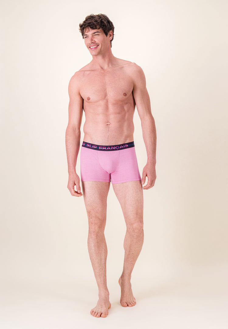 Boxer rose en coton - Redoutable Rose Pétillant - Le Slip Français - 5