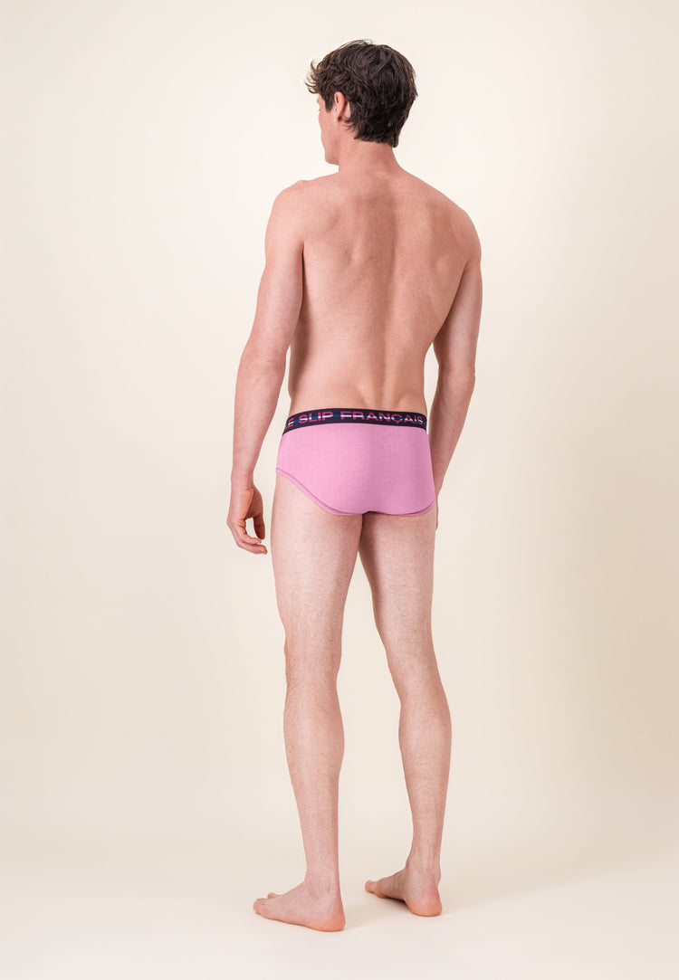 Slip rose en coton - Intrépide Rose Pétillant - Le Slip Français - 3