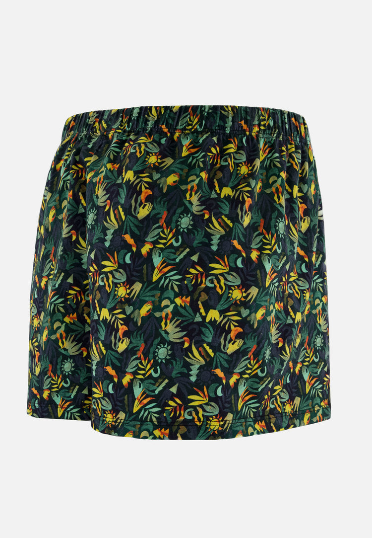 Caleçon vert à motif jungle en jersey de coton - Fredo Jungle Kaki Veronese - Le Slip Français - 6