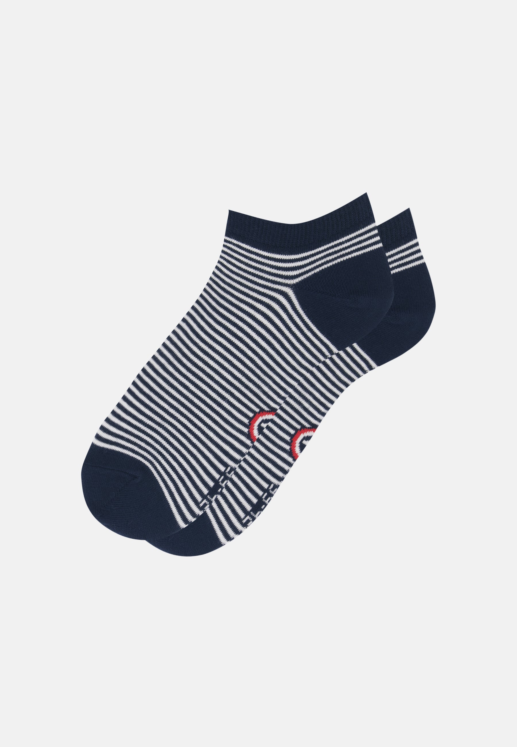Chaussettes basses marinière bleu marine - Tonnerre Mariniere Marine - Le Slip Français -  1