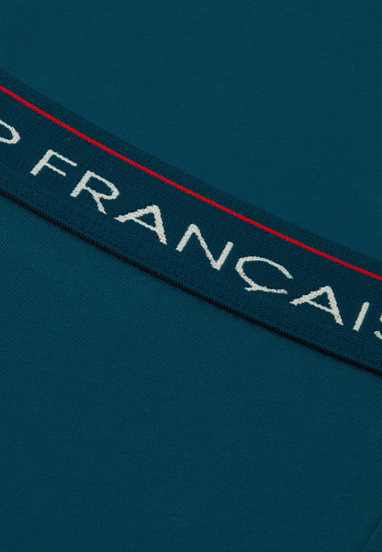 Boxer long bleu en coton - Redoutable Long Bleu Canard - Le Slip Français - 5