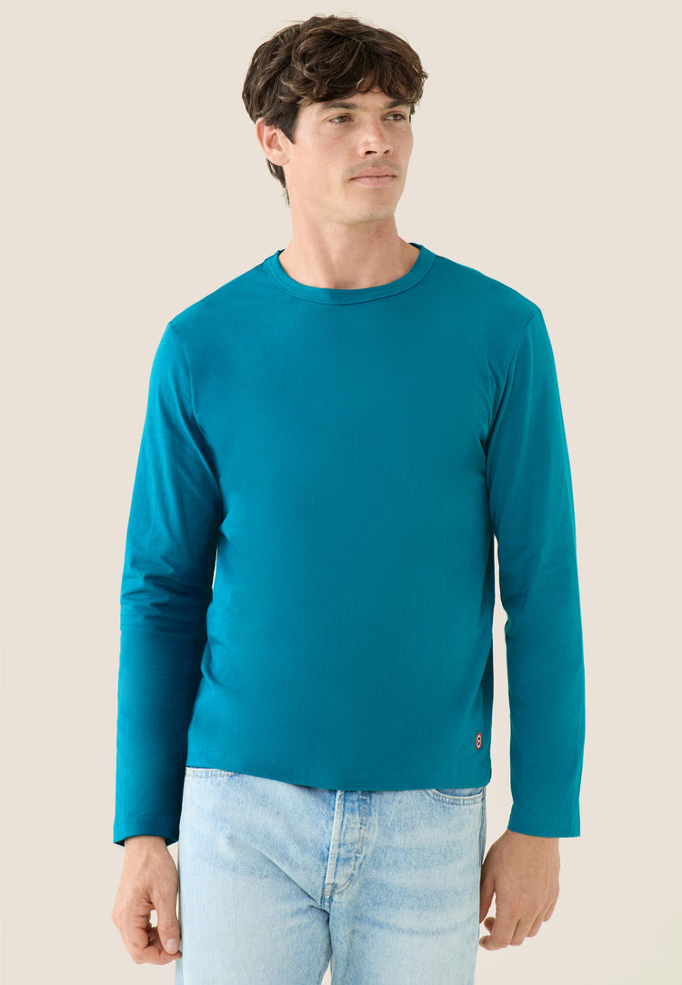T-shirt manches longues en coton - Superbe Topaz - Le Slip Français - 2
