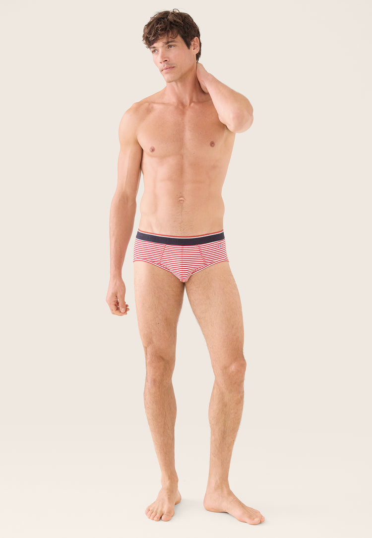 Slip marinière rouge en coton - Terrible Mariniere Rouge - Le Slip Français - 5