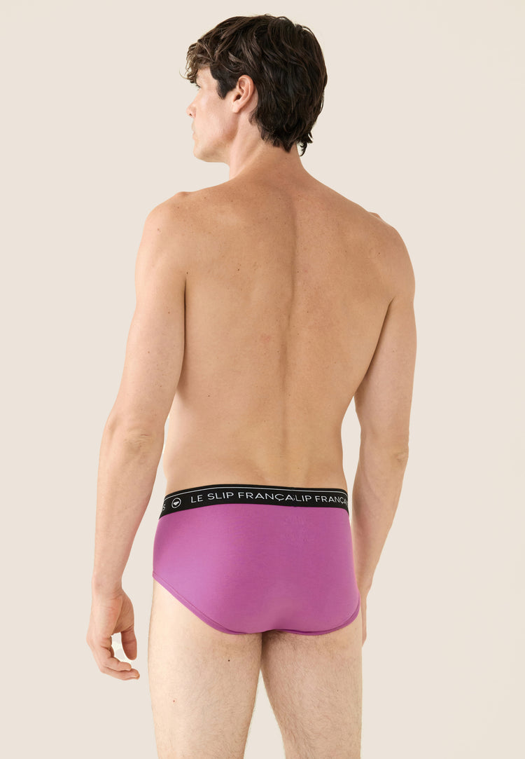 Slip en coton - Intrepide Fuchsia - Le Slip Français - 3
