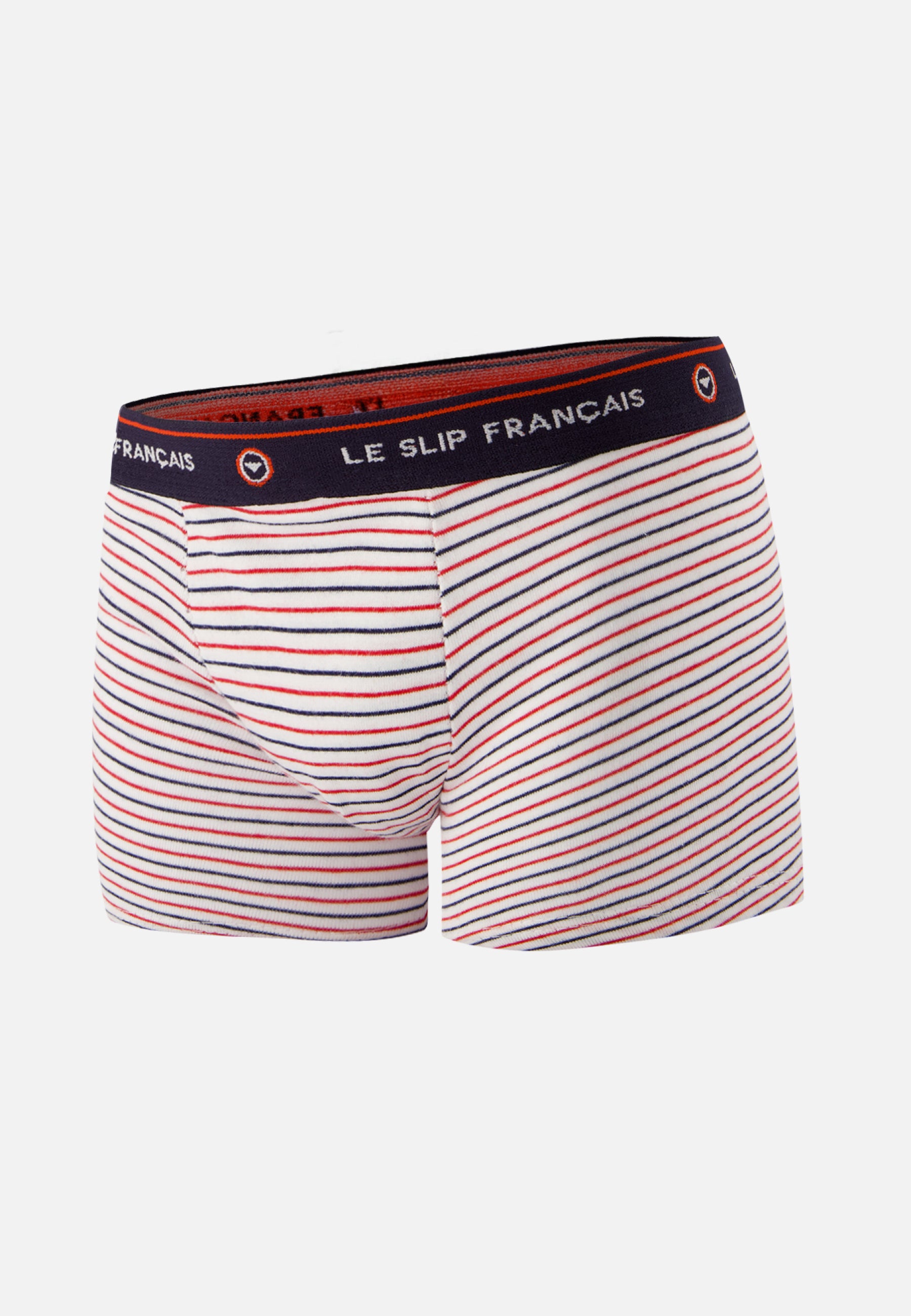 Boxer en coton - Petit Joseph Rayure Bleu Blanc Rouge - Le Slip Français -  2