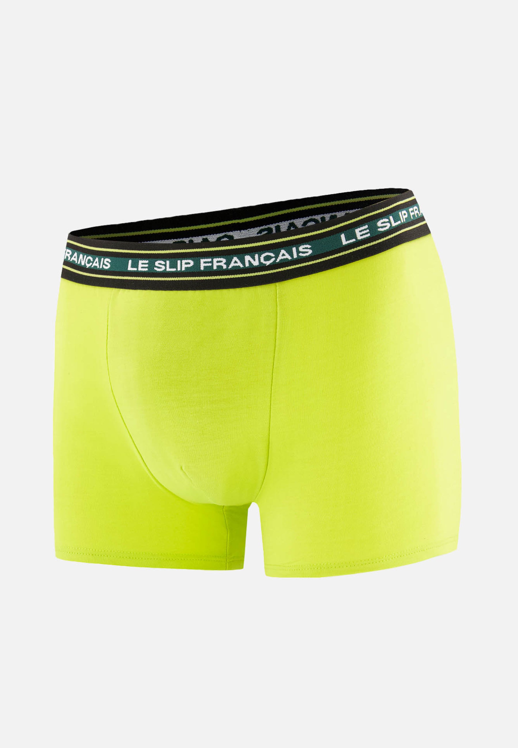 Boxer jaune en coton - Redoutable Jaune Anis - Le Slip Français -  1