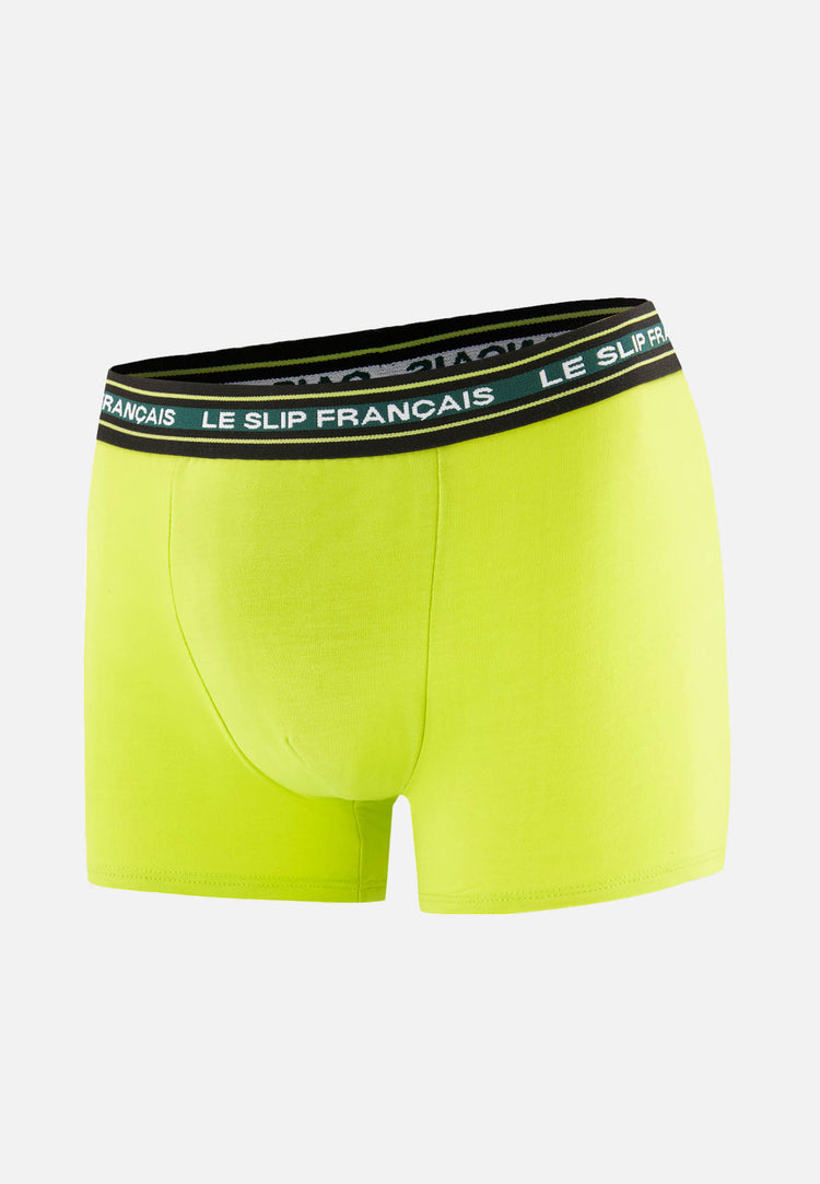 Boxer jaune en coton - Redoutable Jaune Anis - Le Slip Français - 1