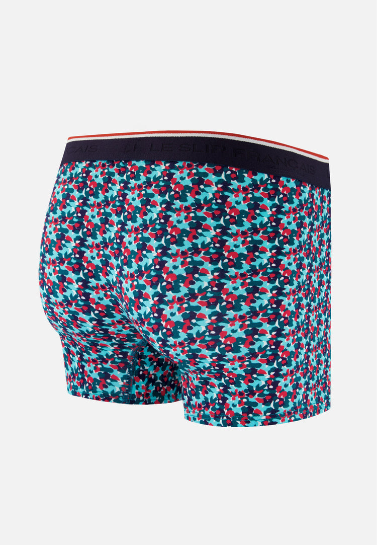 Boxer vert à motif confetti en coton - Marius Confetti Vert D'Eau - Le Slip Français - 6